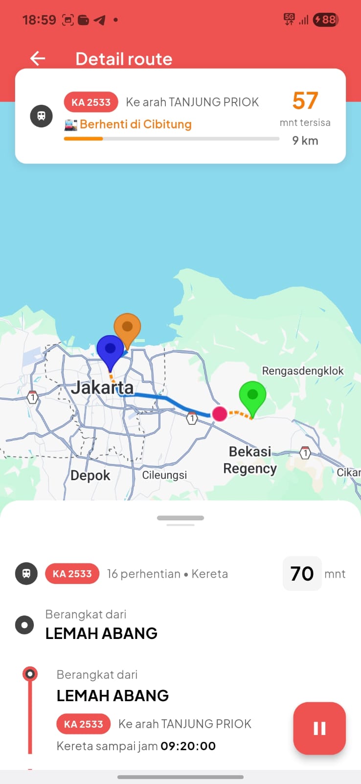 Live Tracking Features